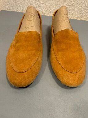 Birdies Heron Suede Loafers Camel Brown Comfort Flats Womens 8.5